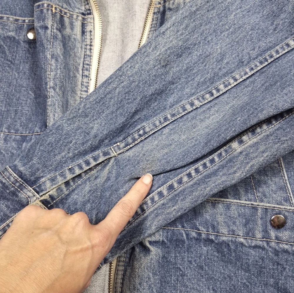 Vintage 80's 90's Levi Strauss Jean Denim Jacket - Picture 7 of 8